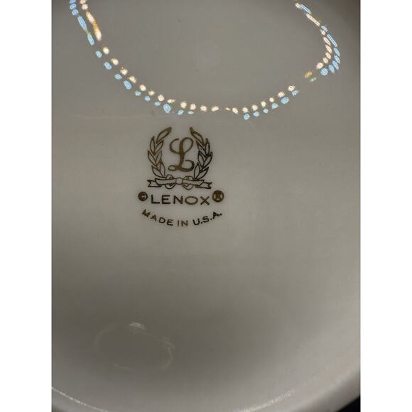 Lenox Porcelain Lily of the Valley Flower Pot Masterpiece Collection Vintage - Picture 7 of 9